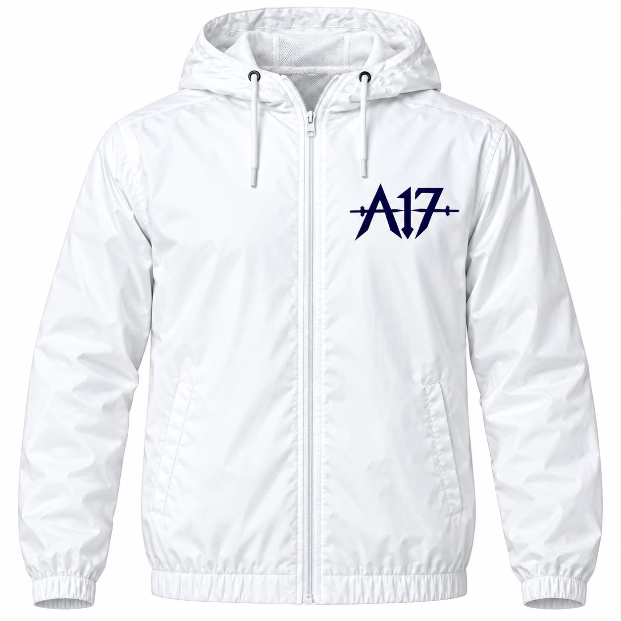 A17 zip-up jacket with the signature David Andre chest mark