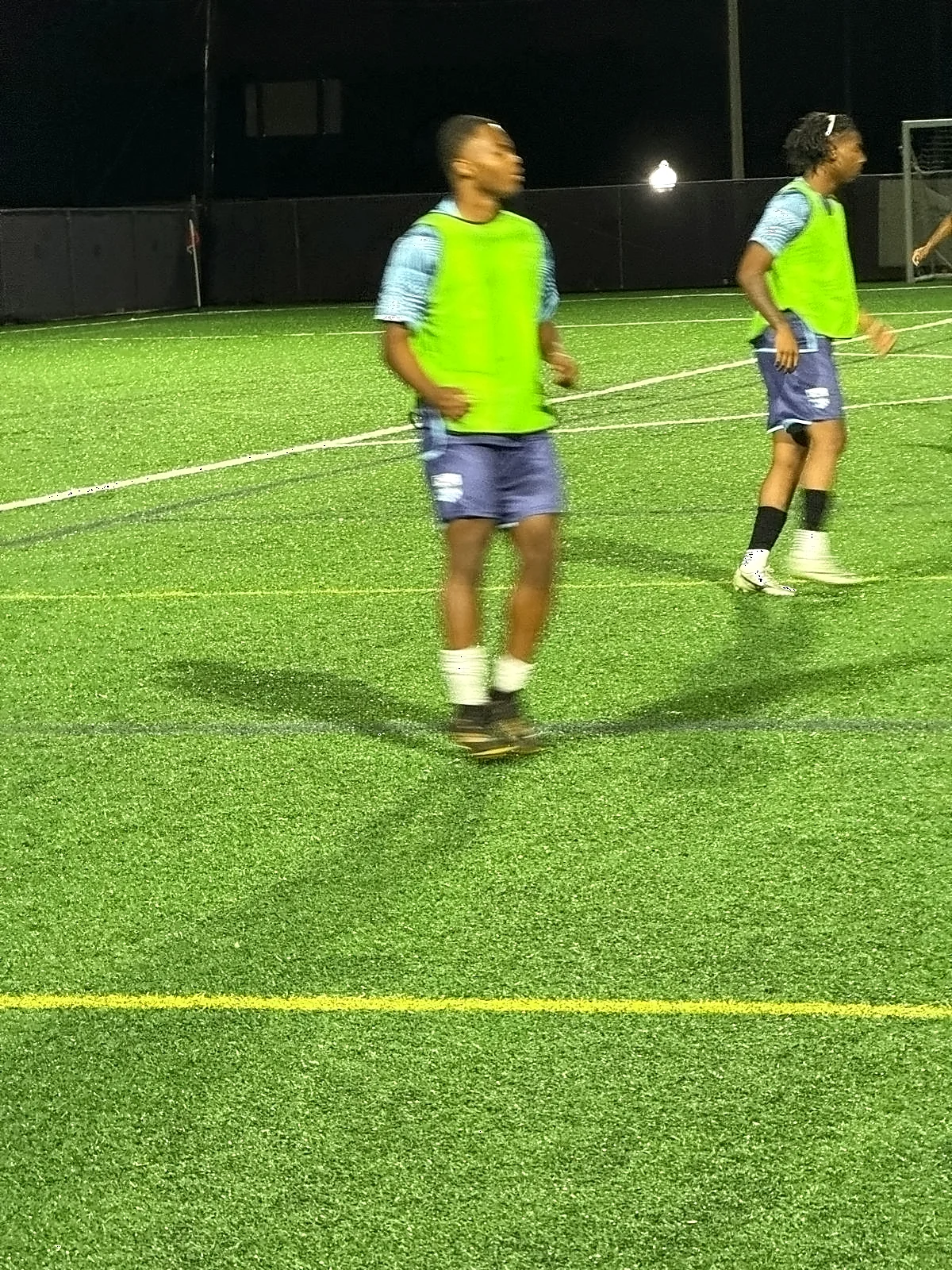 Night training session